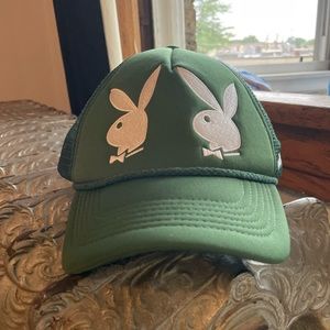 Double Playboy Bunny Trucker Hat